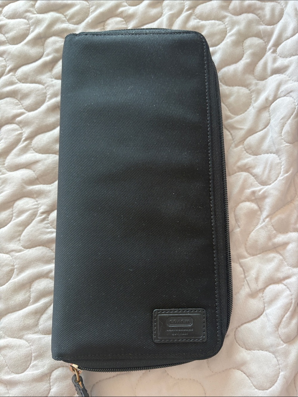 Coach Black Travel Organizer wallet